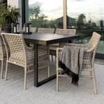 Käsinojallinen Santa Monica tuoli harmaa + pehmuste, Artwood — kuva 5