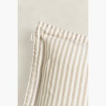 Raidallinen Cotton Linen Stripe tyynyliina oat beige 50X60, Gant — kuva 2