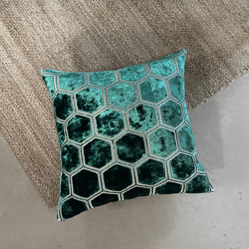 Manipur Cushion Cover 50x50 azure 