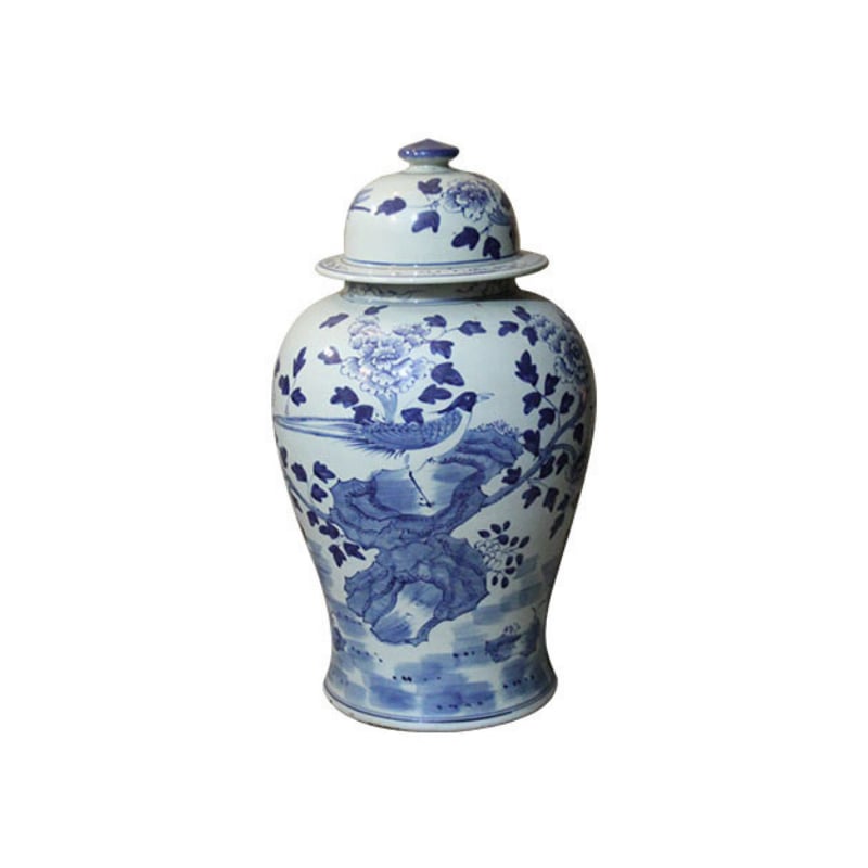 Chinese Pot Bird with Lid 