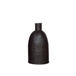 Henny Rattan Deco Bottle M black Noori Objects  — kuva 1