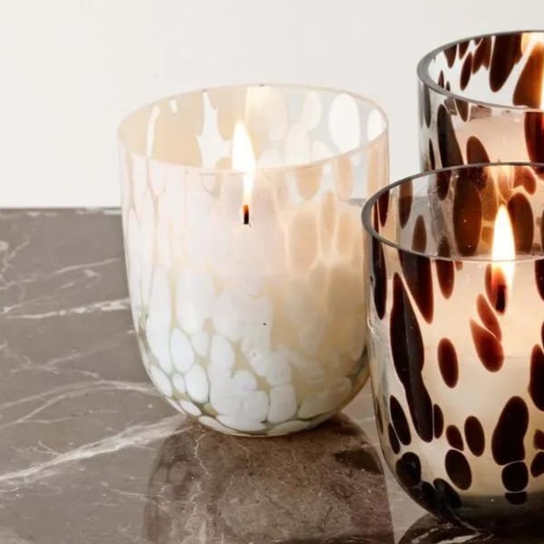 Scented Candle Baby Oyster white 