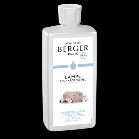Caresse De Cotton 500 ml tuoksuneste huoneilmanpuhdistuslamppuun Maison Berger
