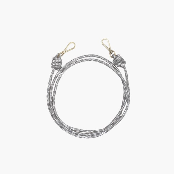 Kim Phone Chain argente Louvini Paris 