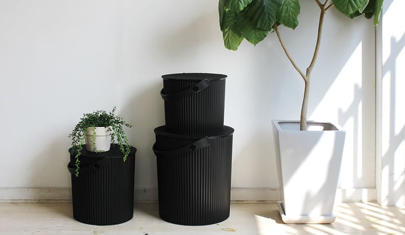 Ämpäri vekki L 10 L musta Omnioutil