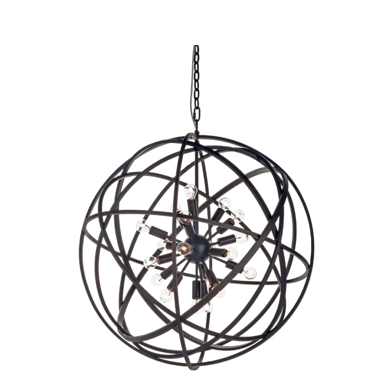 Nest Ceiling Lamp Black Artwood