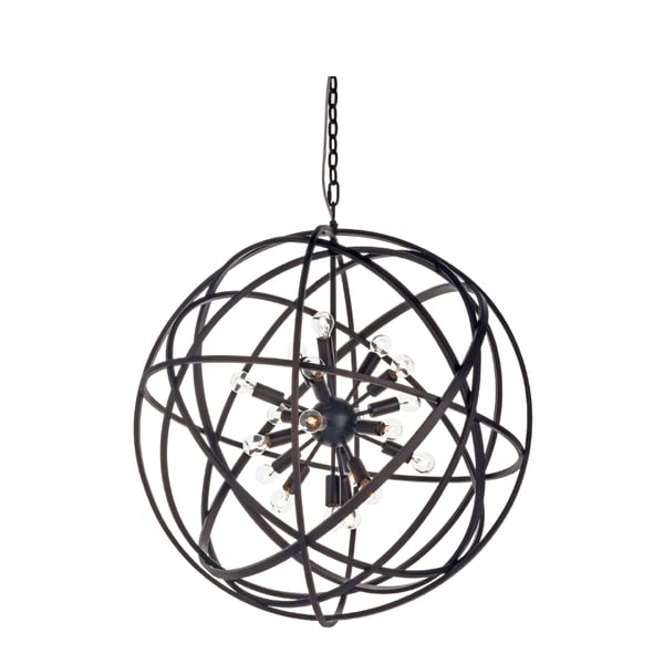 Nest Ceiling Lamp Black Artwood