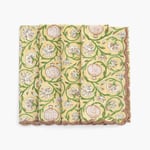 Tangier Pomegranate -lautasliinat 4 kpl 50x50cm, Chamois — kuva 1