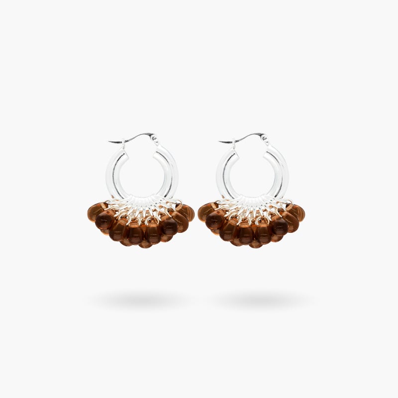 Choco Pops Earrings in silver Annele 