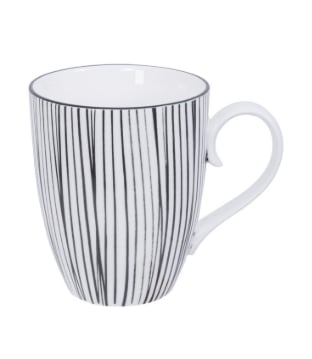 Nippon Black Mug Lines Tokyo Design