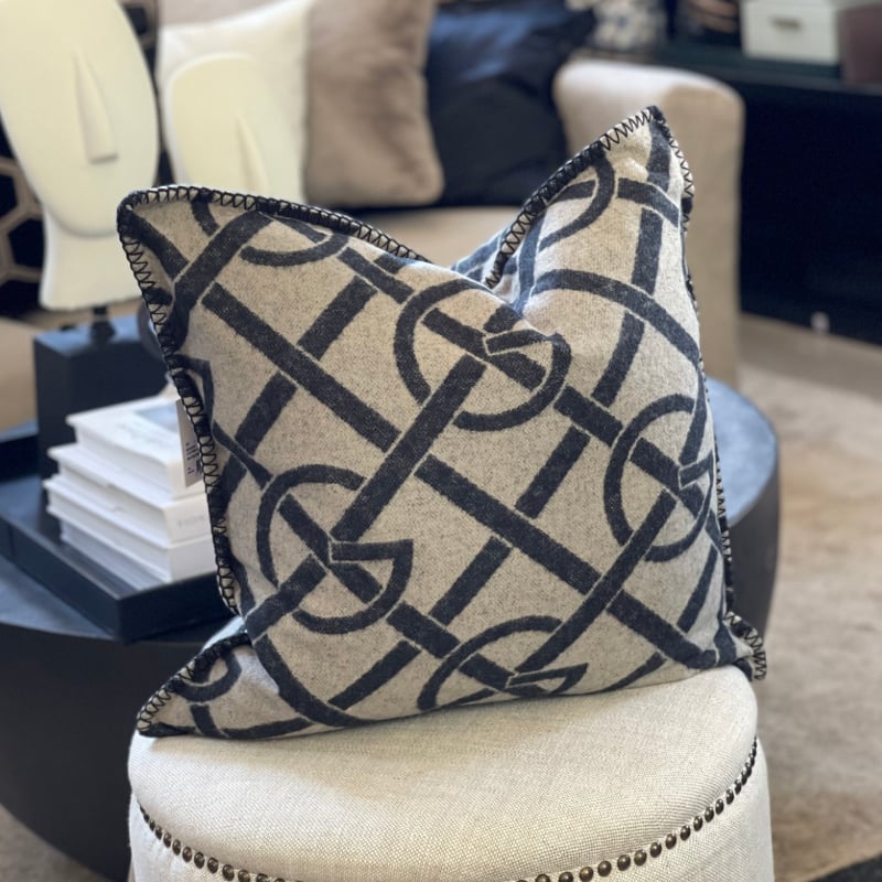 G-Pattern Cushion cold beige Gant Home 