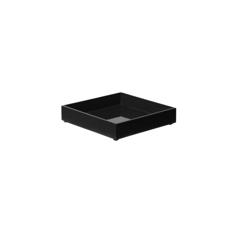 Lacquer Tray 20x20 black Oi Soi Oi 