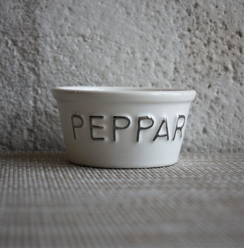 Kulho Peppar valk/hopea Bruka Design