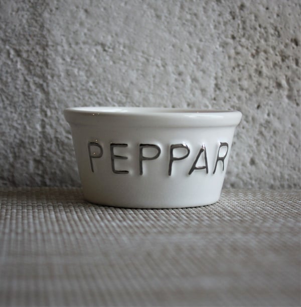 Kulho Peppar valk/hopea Bruka Design