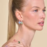 Sweethearts Blue korvakorut hopea, Annele — kuva 3