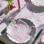 Lautasliina Bandana Rose 20 kpl, 40x40 cm, Françoise Paviot — kuva 2