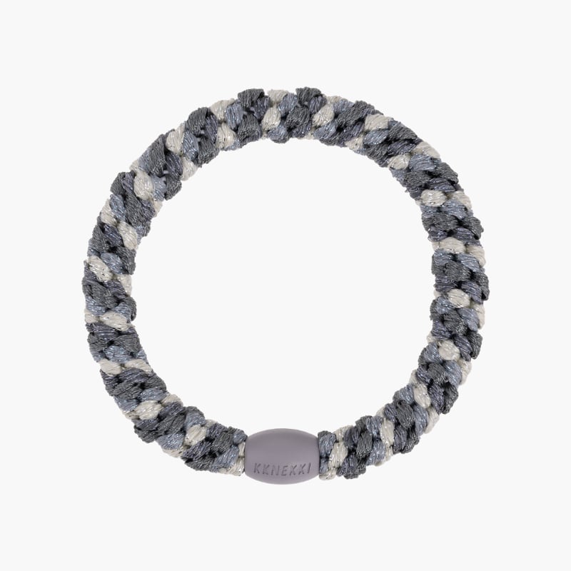 Kknekki Mix grey glitter hiuslenkki