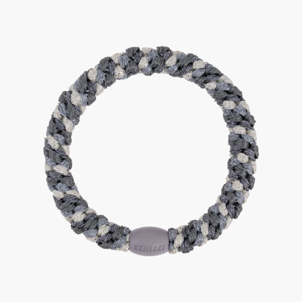 Kknekki Mix grey glitter hiuslenkki