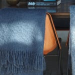 Mohair Blanket denim & dark blue Stackelbergs — kuva 2