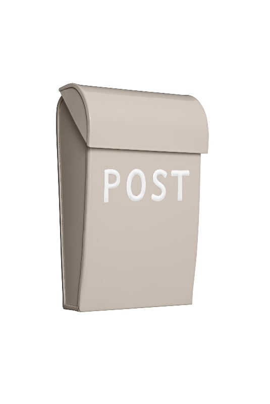 Postilaatikko mini sand Bruka Design