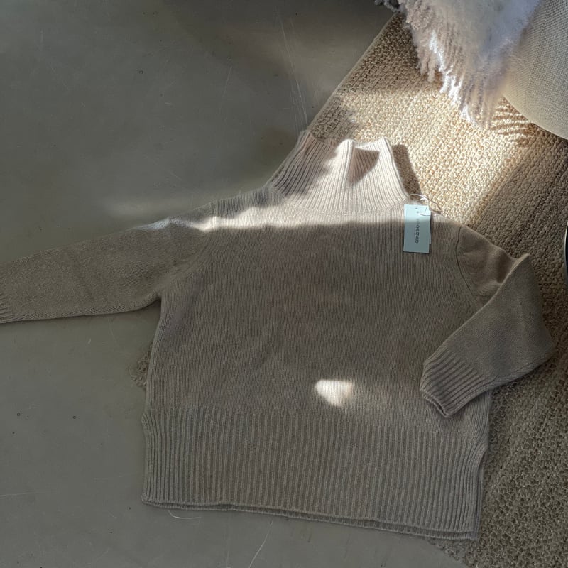 Sweater Roll Neck noisette Estheme 