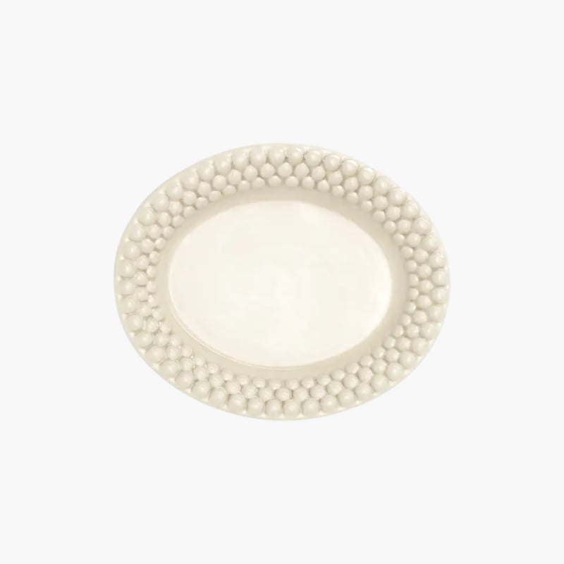 Bubbles Oval Plate sand Mateus 