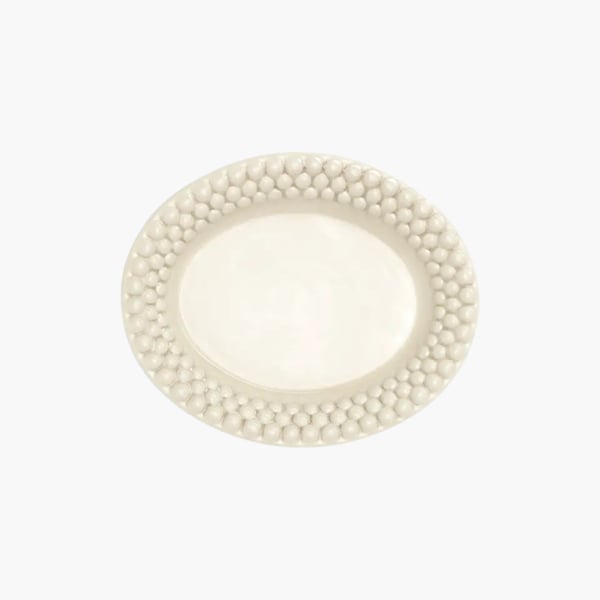 Bubbles Oval Plate sand Mateus 
