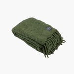 Kid Mohair Throw cedar green Stackelbergs  — kuva 1