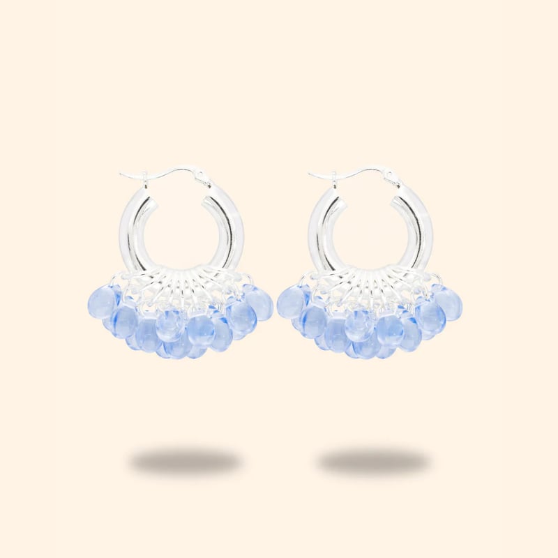 Milkyway Earrings in silver Annele 