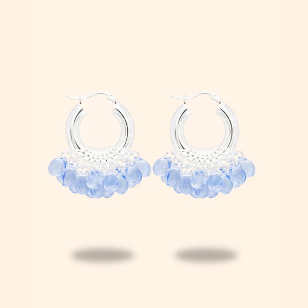 Milkyway Earrings in silver Annele 