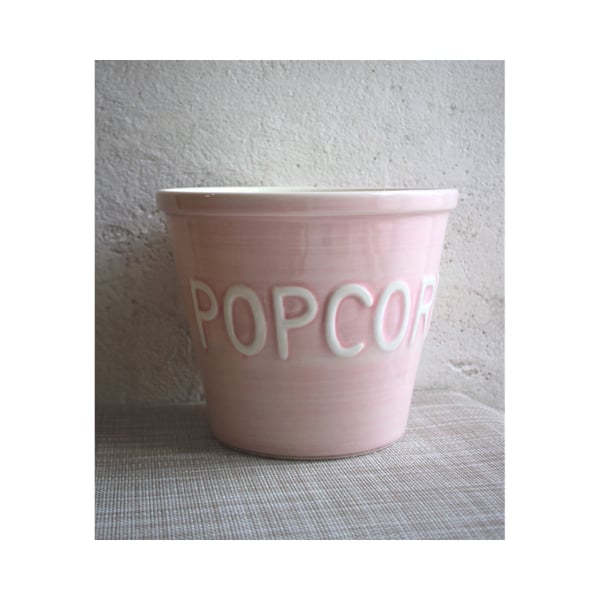 Kulho Popcorn vaaleanpunainen Bruka Design