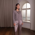 Long Sleeve Cashmere Cardigan V-neck nougat Original Story  — kuva 1