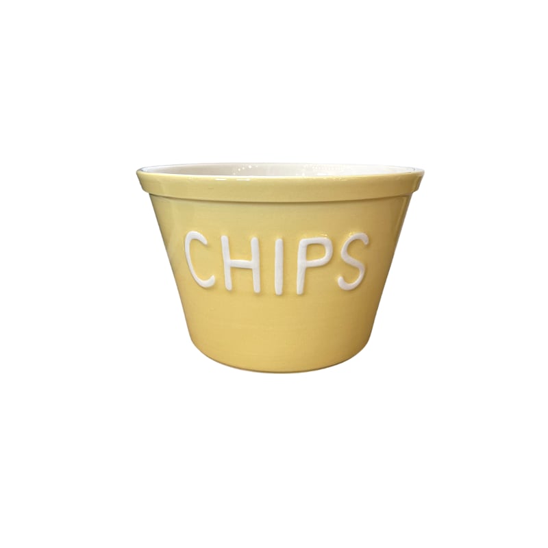 Kulho Chips keltainen Bruka Design 
