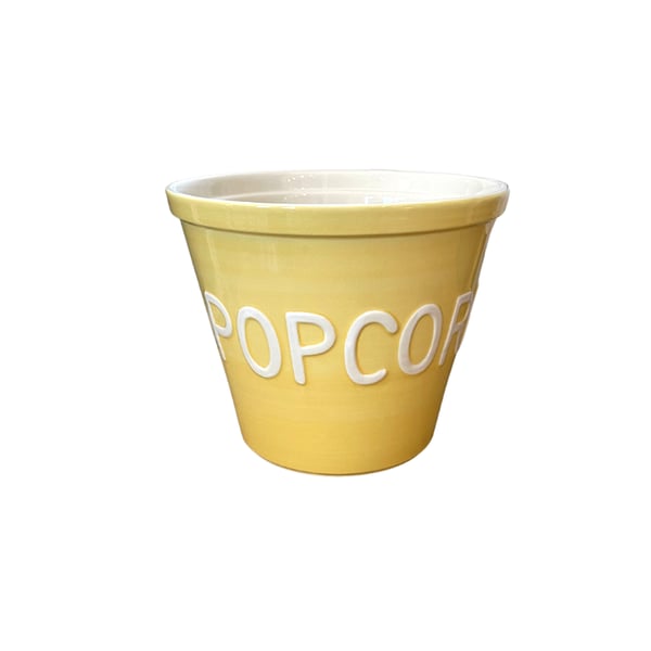 Kulho Popcorn keltainen Bruka Design  