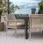 Käsinojallinen Santa Monica tuoli harmaa + pehmuste, Artwood — kuva 4