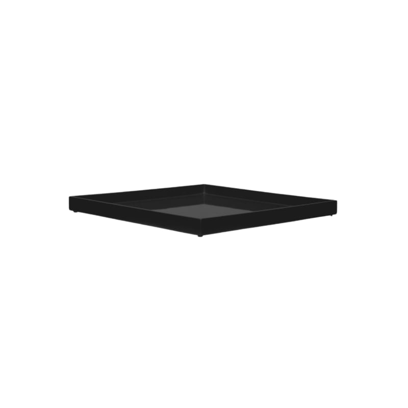 Lacquer Tray 33x33 black Oi Soi Oi 