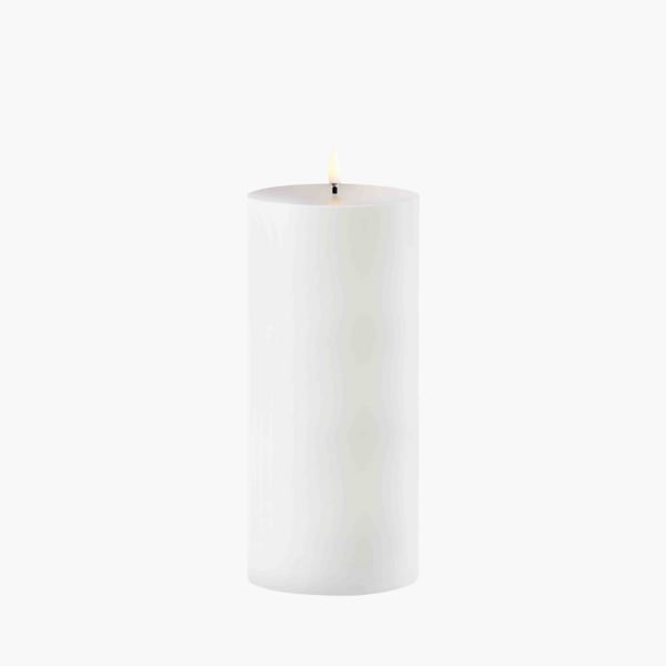 Outdoor LED Pillar Candle white 8,4x20 Uyuni 