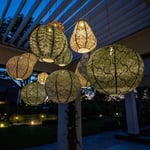 Siniharmaa Folia Round aurinkokennolyhty 20Ø, Lumiz — kuva 2