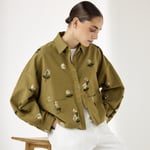 Laura Jacket army green JcSophie  — kuva 2