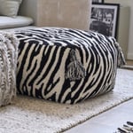 Pouf Zebra black/white Classic Collection — kuva 3