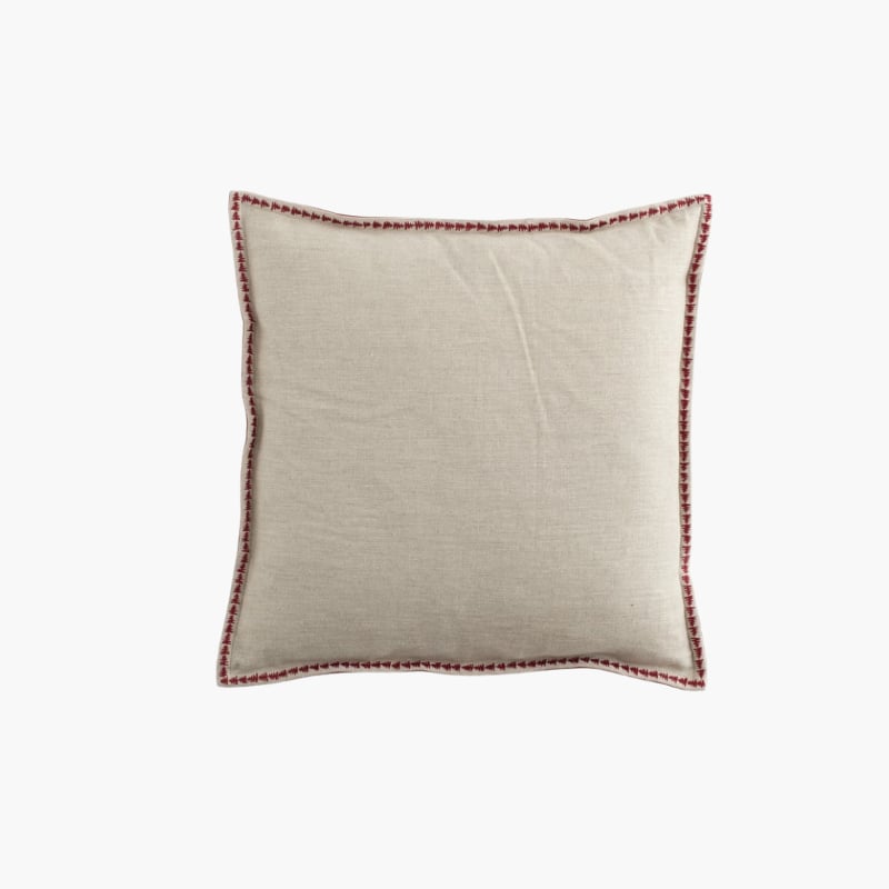 Velvet & Linen CC red 50x50 Chamois 