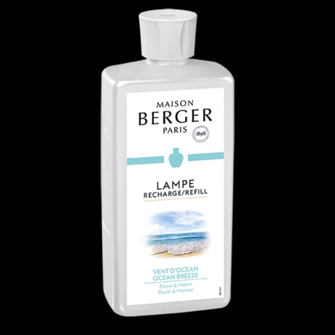 Ocean Breeze 500 ml tuoksuneste huoneilmanpuhdistuslamppuun  Maison Berger