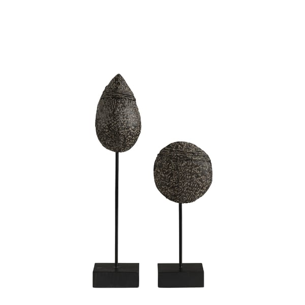 Arya Statue Set antique brown Artwood