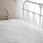 Durham Bedspread white 180x260 cm Mille Notti  — kuva 3