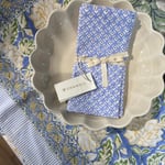 Dot Brown & Blue -lautasliinat 4 kpl 50x50cm, Chamois — kuva 2