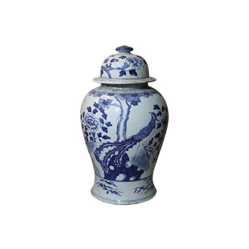 Chinese Pot Phoenix with Lid 