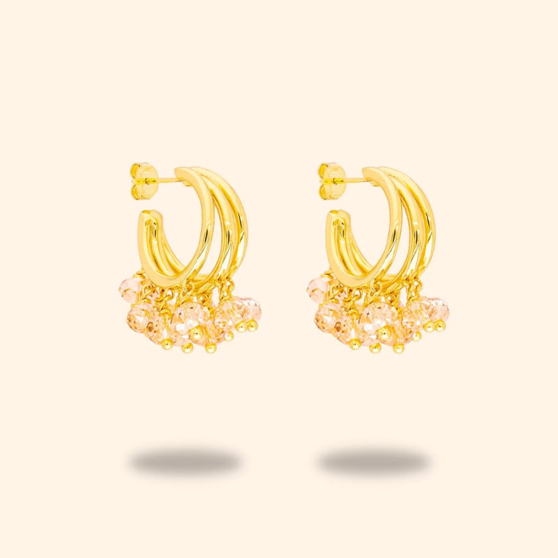 Cream Supreme Earrings Annele 