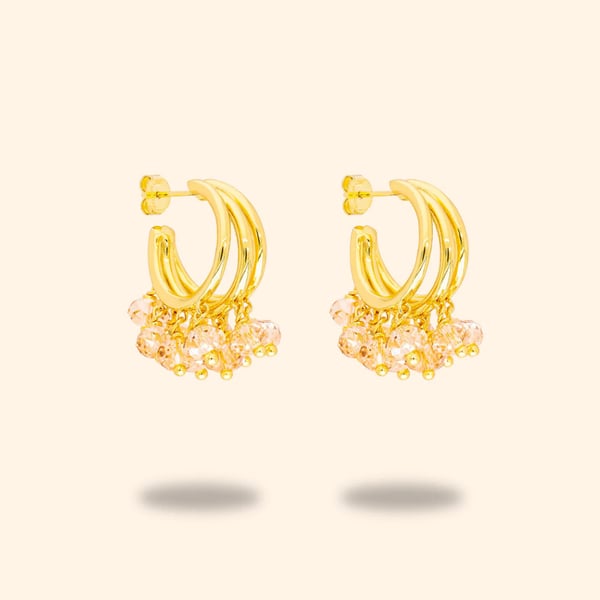 Cream Supreme Earrings Annele 
