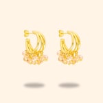 Cream Supreme Earrings Annele  — kuva 1