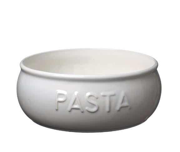 Kulho Pasta valkoinen L Bruka Design